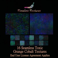 TT 16 Seamless Toxic Grunge Cobalt Timeless Textures