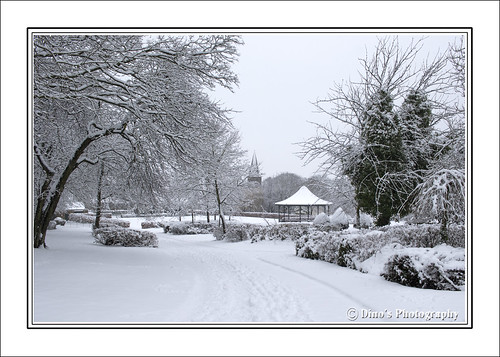 winter snow bandstand trees churchspire canoneos7dmarkii