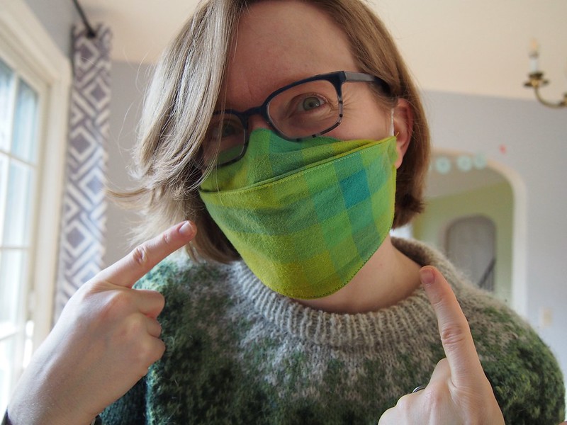 I made a(nother) mask!