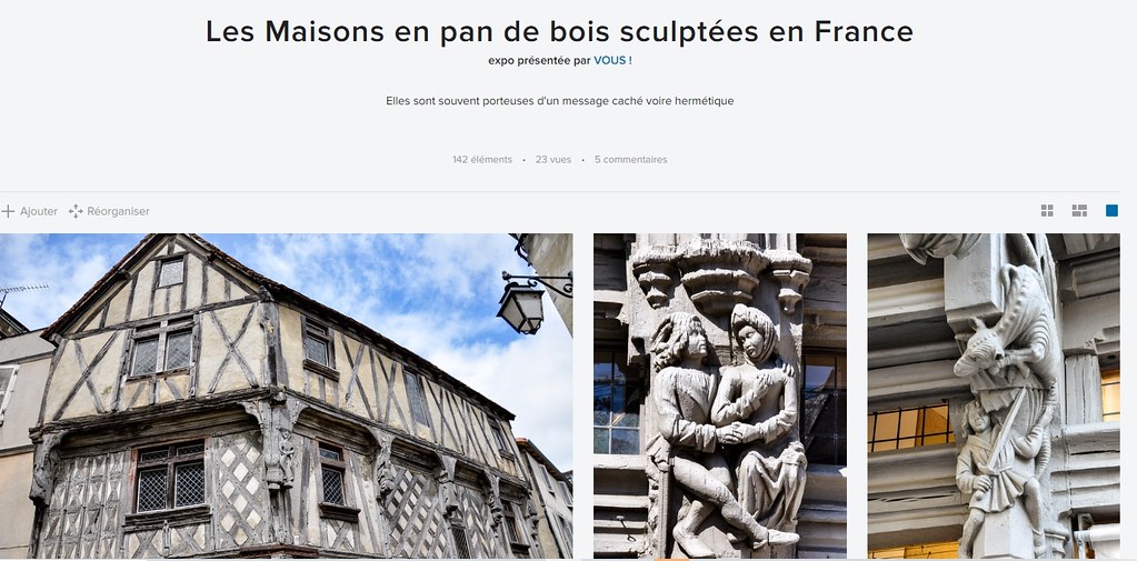 Les Maisons en pan de bois sculptées en France