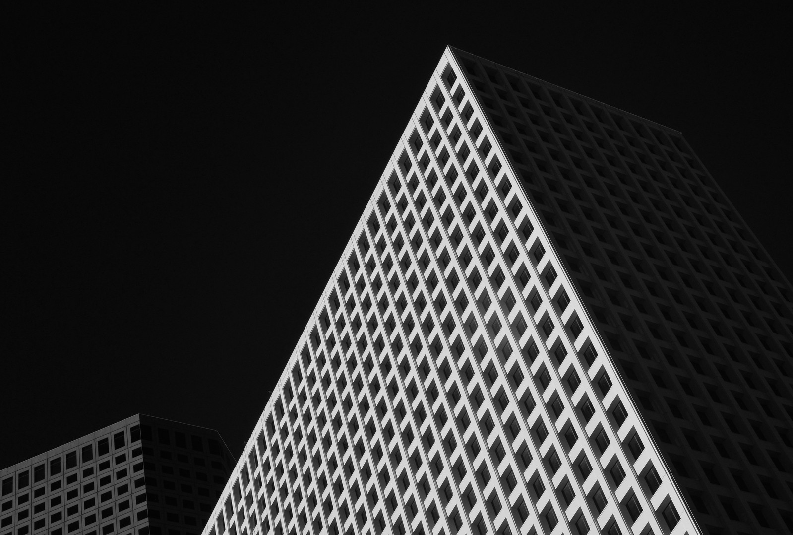 Geometry in downtown Houston (infrared)
