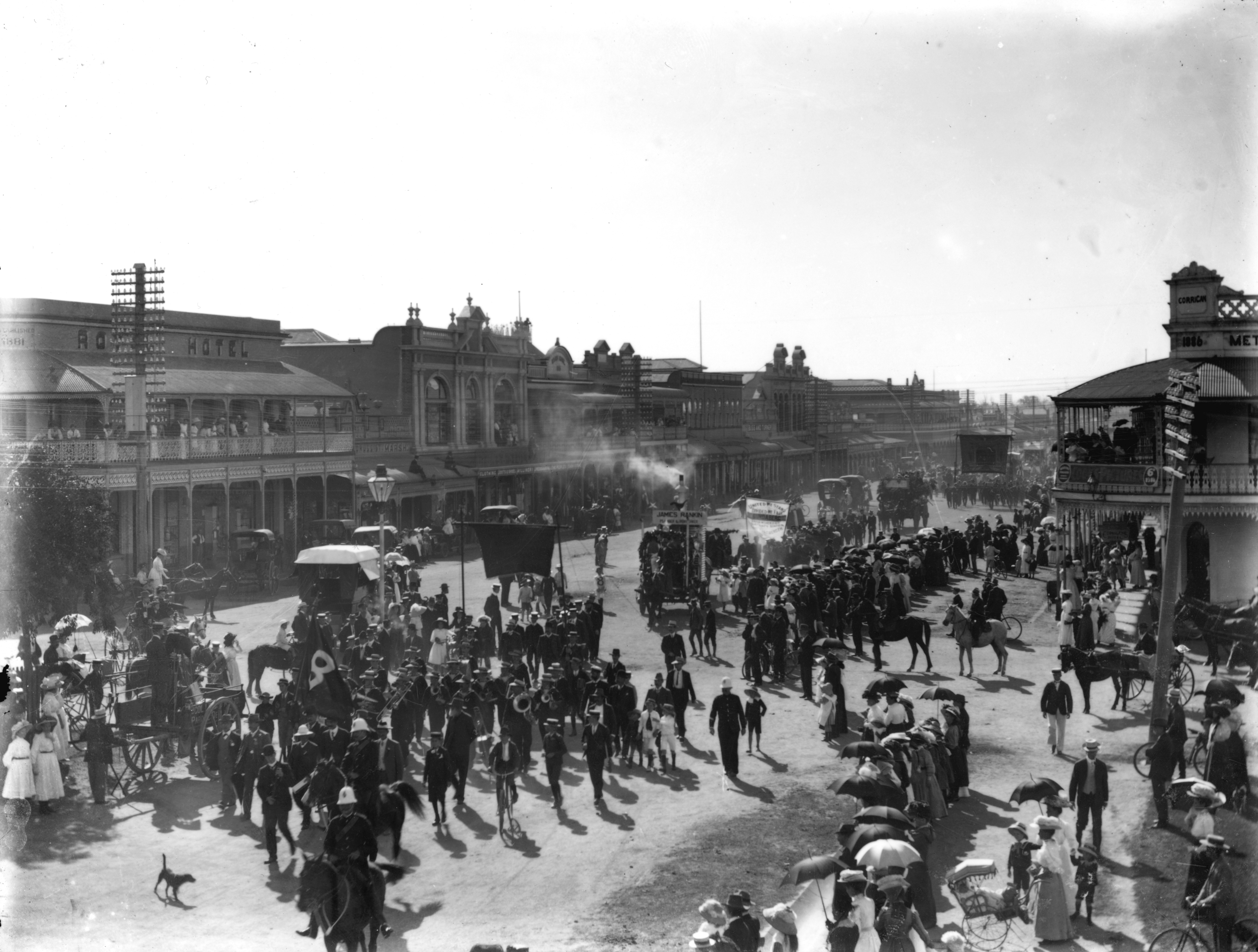 Eight-hour Day march in Bundaberg Queensland 1910