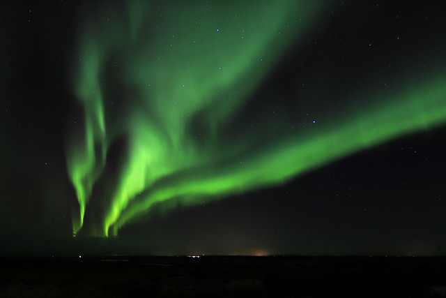 Wonderful auroras, Iceland