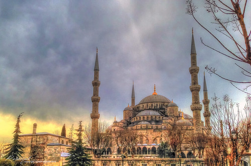 istanbul mosque turkiy turkiye blue ottoman sky landscape