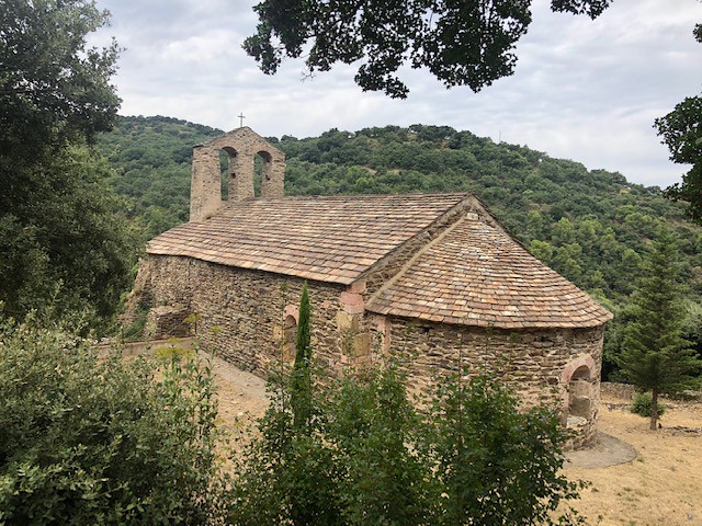 Chapelle Sant Pere del Bosc, Corbère, Pyrénées-Orientales