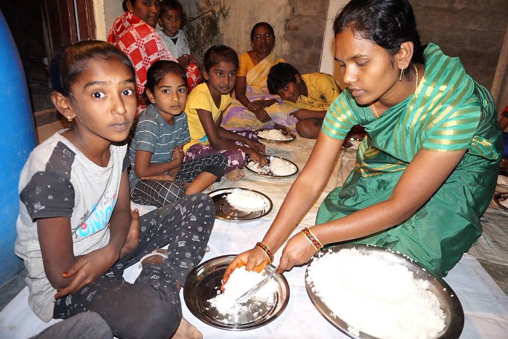 Help Lalitha To Feed The 150 Poor Children
