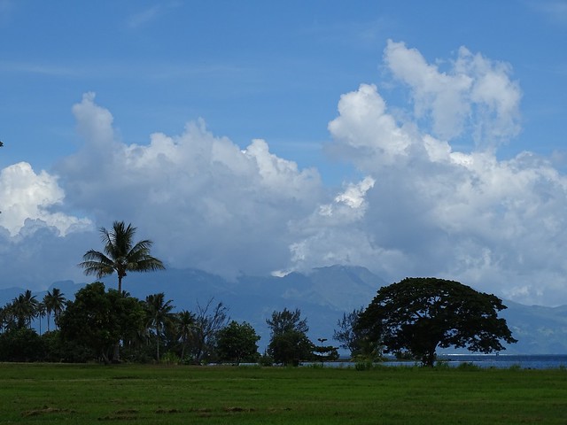 Tahiti côte ouest, vue sur la presqu'ile