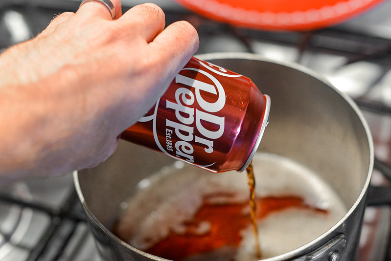 Dr. Pepper-glazed Beef Back Ribs