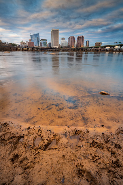 Downtown RVA from Belle Isle