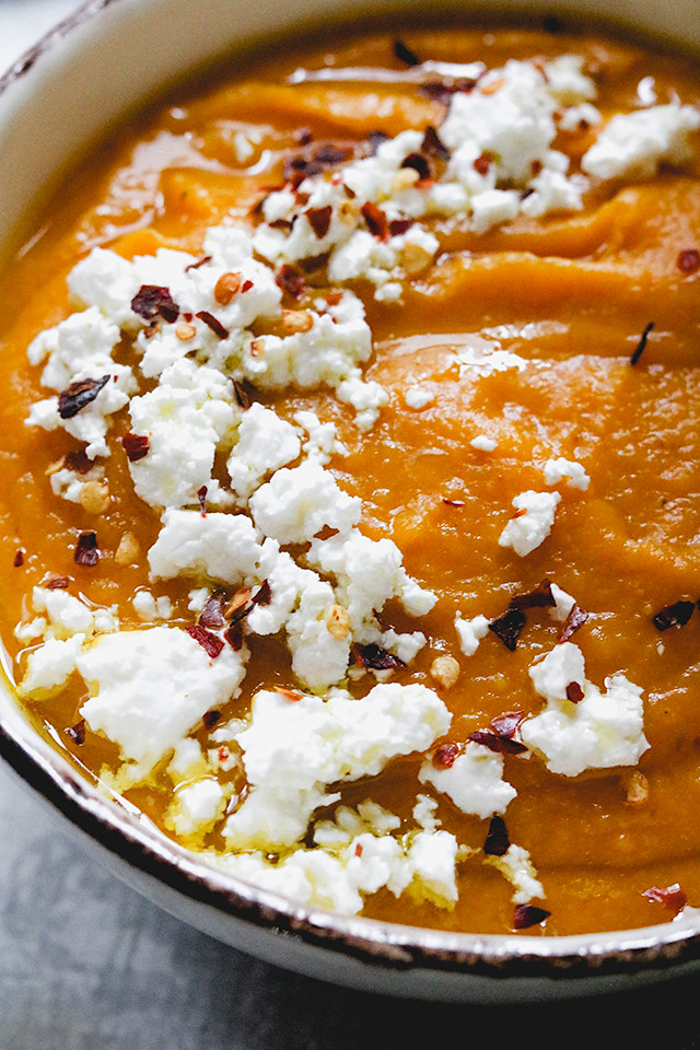 Sweet Potato, Aleppo Pepper, and Lime Soup