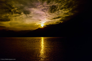 Sunset, Lake Como