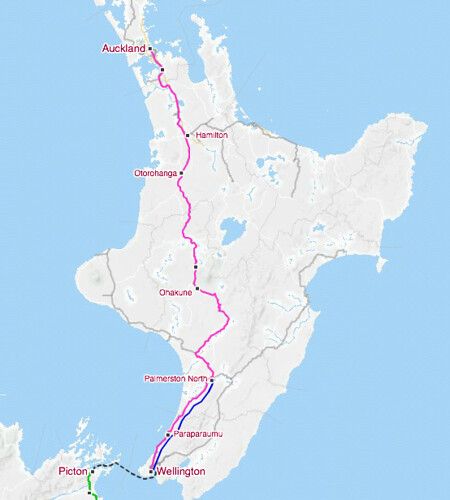 Nueva Zelanda en tren: trenes de largo recorrido - Forum Oceania