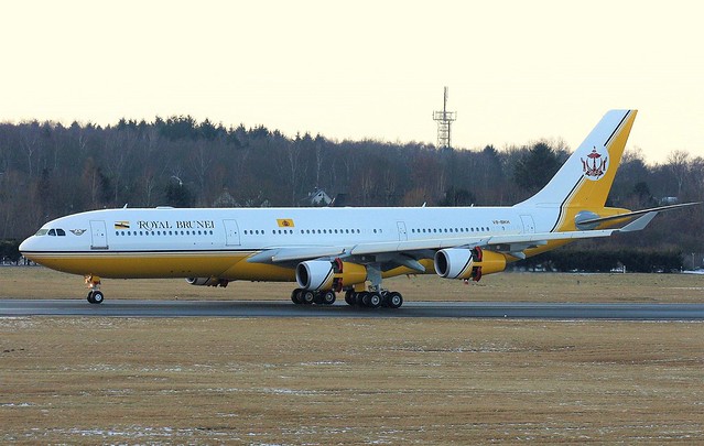 Royal Brunei, V8-BKH,MSN 046,Airbus A340-212, 10.02.2012, HAM-EDDH, Hamburg