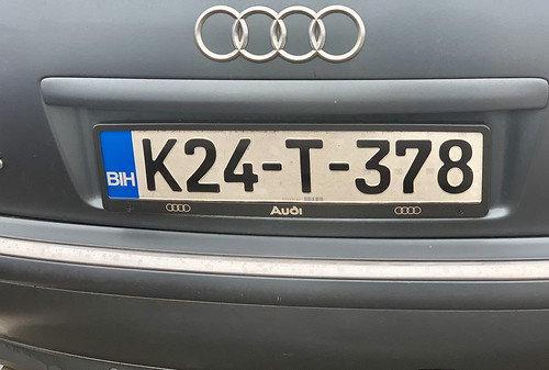 audi a8 bosniaherzegovina license plate plates number spot foreign luxembourg lëtzebuerg luxemburg lampertsbierg glacis second generation matricula matriculas europe europa luxemburgo luxembourgcity luksemburg