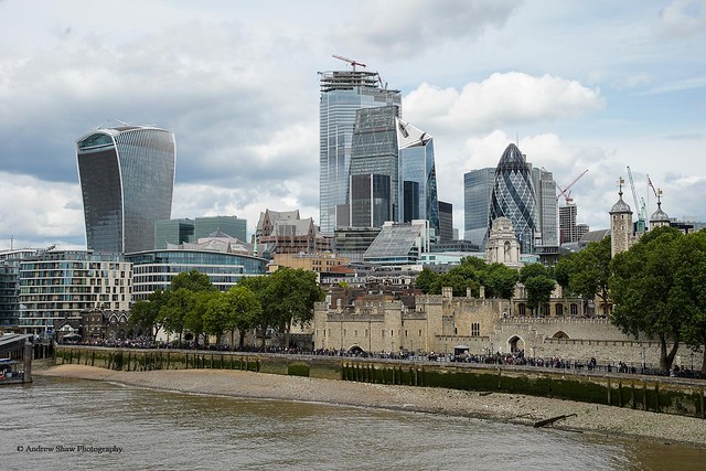 Old and New - City of London skyline