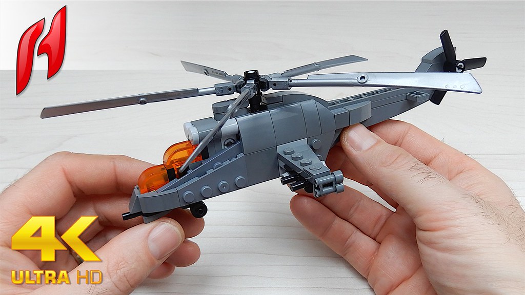 How to Build Lego Mil Mi-24 / Hind (MOC - 4K)