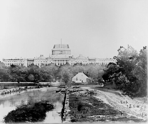The U.S. Capitol Under Construction, 1860