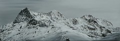 "L'Eiger" Acrylique sur toile 72x25cm vendu