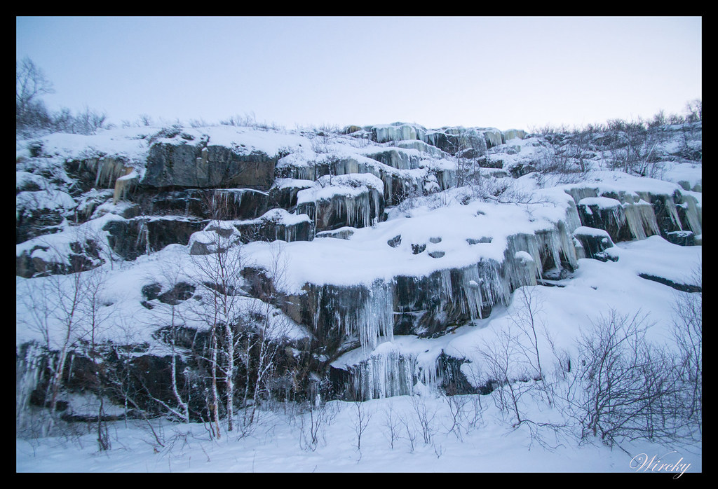 Estalactitas de hielo de Utsjoki a Nuorgam