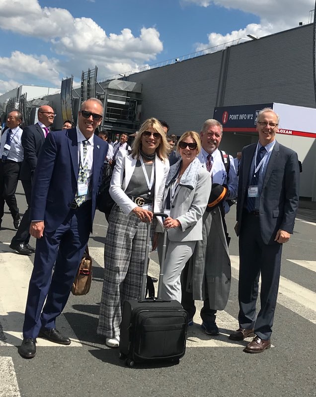 at Paris Air Show as part of the WA State Delegation.
