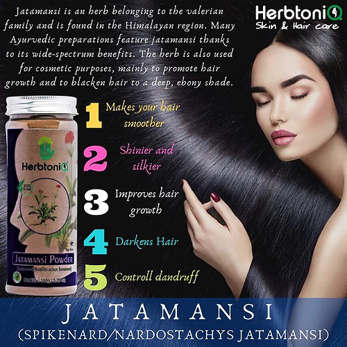 HerbtoniQ 100% Organic Natural Jatamansi Powder (Spikenard/nardo stachys Jatamansi) For Hair-fall Scalp Regimen Hair Pack 150 Grams