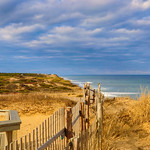 Marconi beach and the Atlantic ocean