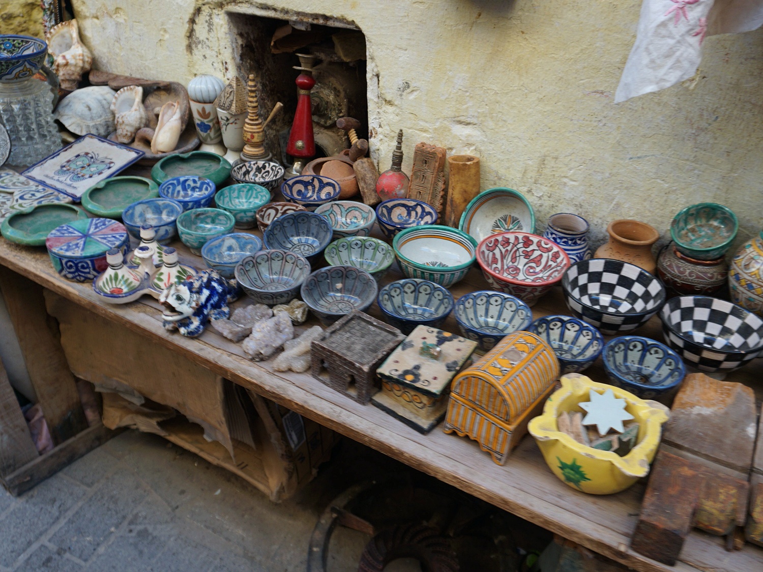 Fes medina ceramics
