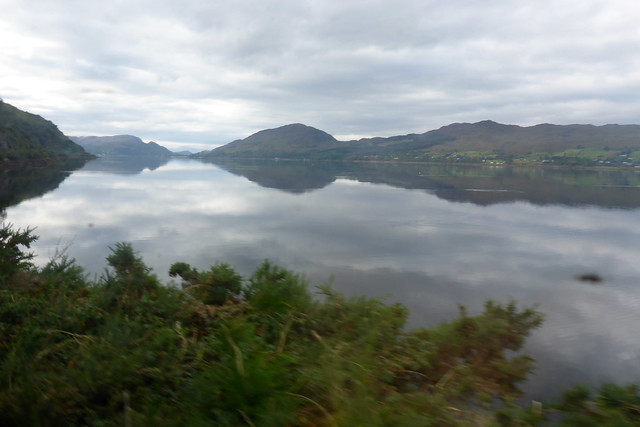 View from a train between Strathcarron and Strome Ferry