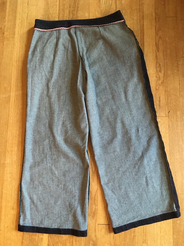 Sailor-Inspired Pants!  Simplicity 8391 in Denim