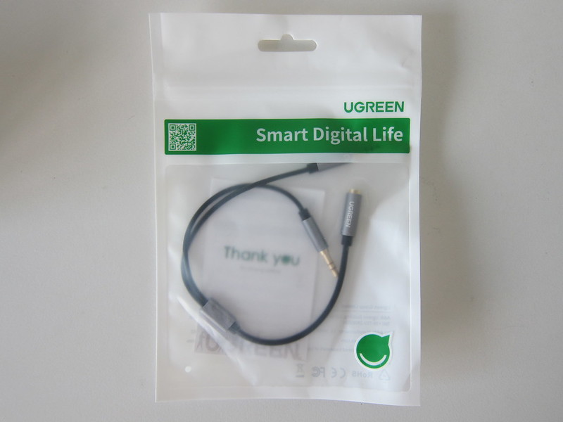Ugreen Headphone Splitter Cable - Packaging Front