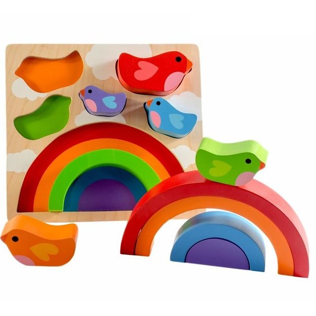 83 0098 Bird and Rainbow puzzle