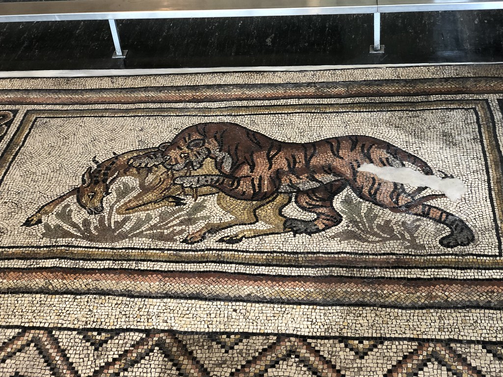 Detail of Tiger and Deer