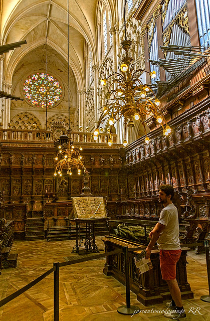 Coro en la Catedral e Burgos
