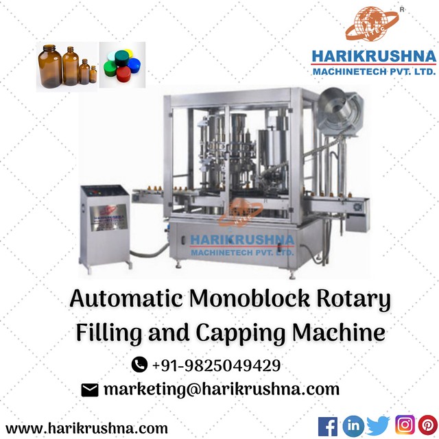 Monoblock filling machine