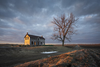 Farmhouse Sunset
