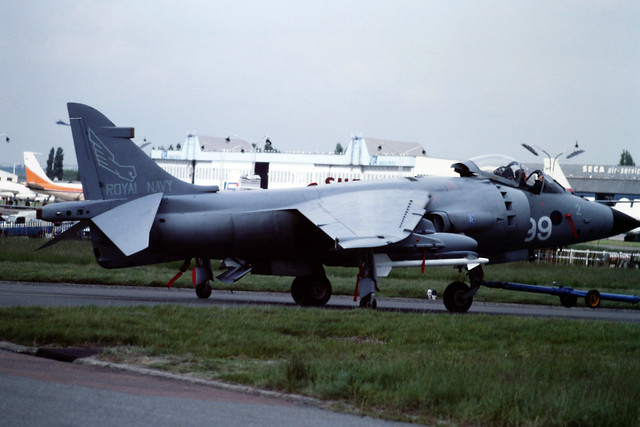 XZ439 British Aerospace Sea Harrier F/A.2 of Royal Navy