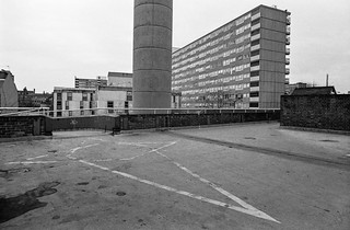Chimney, Flats, Heygate Estate, Southwark, 1989 89-1b-64