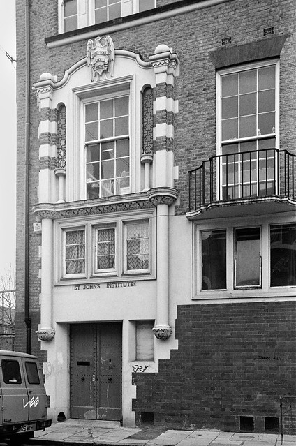 St Johns Institute,  Larcom St, Walworth, Southwark, 1989