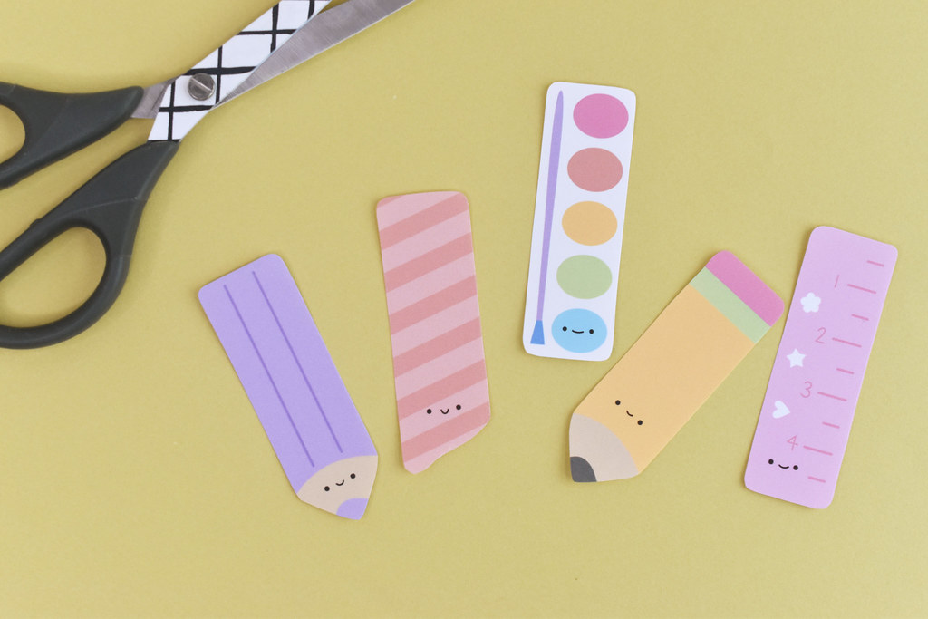 Printable Stationery Bookmarks