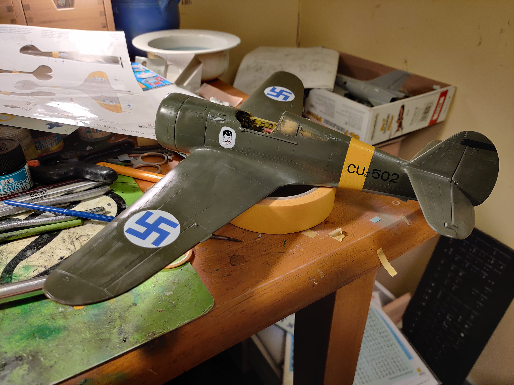Special Hobby 1/32 Curtiss H-75 Hawk Ilmavoimat från S.O.D 50863033456_a7805d96c6_k