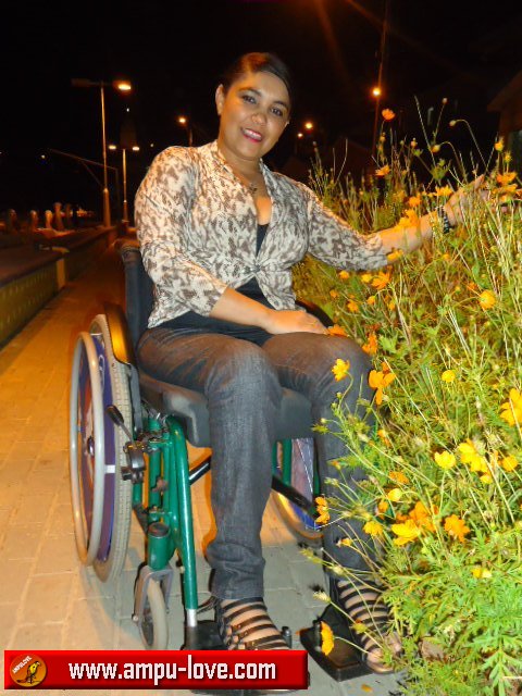 Arlinda wheelchair bounded