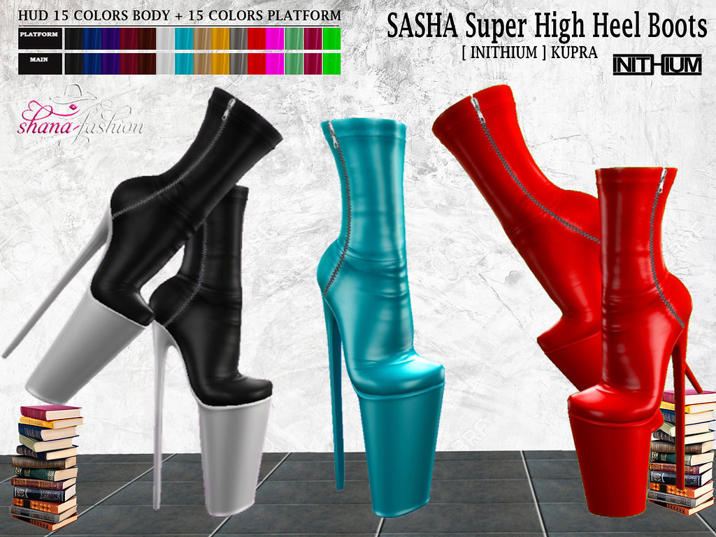 SASHA Super High Heel Boots [ INITHIUM ] KUPRA