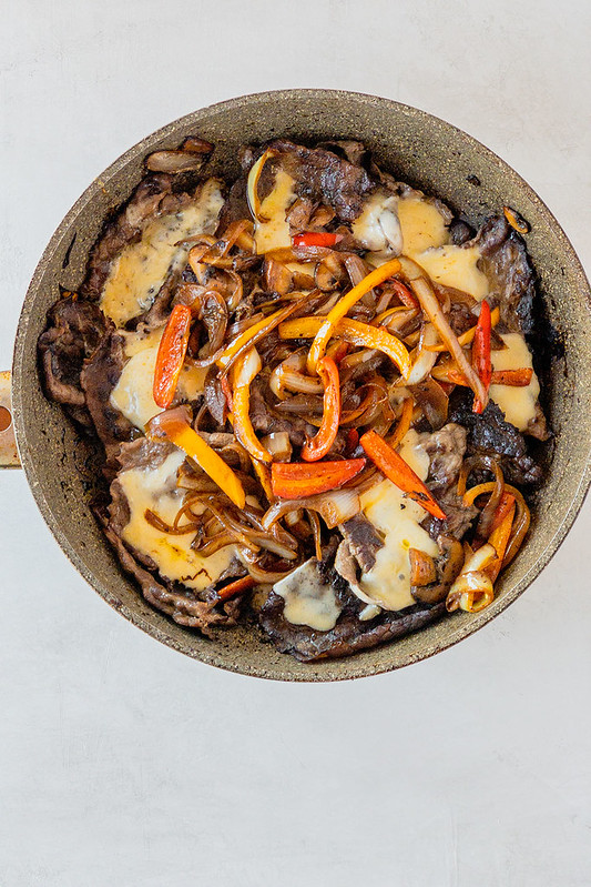 Gluten-free Cheesesteak Bowls {keto, grain-free, options for dairy-free, whole30}