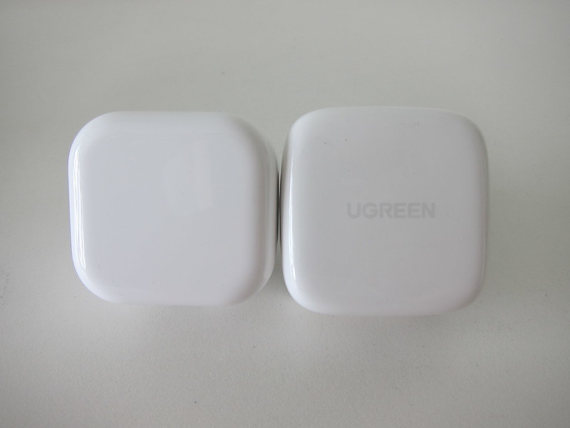 Ugreen 20W USB-C PD Charger vs Apple 20W USB-C Power Adapter - Top