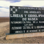 Nazca Lines plaque