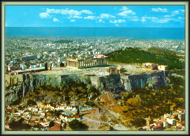 8151 R Atena  Panoramic view of Acropolis 3.I.1985. VT za MZ Cres