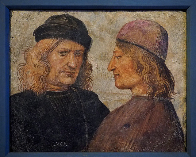 Portrait of Luca Signorelli and Niccolo d'Agnolo Franchi