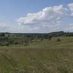 View to the Radviliškis–Šapeliai-state border railway and windmill, 22.06.2020.