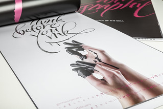 Calligraphy: voice of the soul | AD & Graphic design: Vertigo design | Calligraphy: Chiara Riva | Ph: Silvia Foco | by chiar.riva