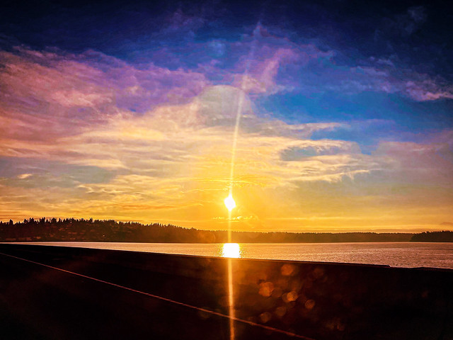 Sunrise over Lake Washington